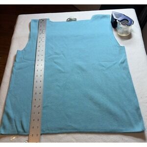 Cold Water Creek Shell Top Aqua